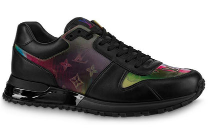LOUIS VUITTON Run Away Sneakers 'Black with Colorful Monogram' 1A7YKC