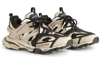 Balenciaga Track Sneakers 'Beige and Black Mesh and Nylon' 542023W3AC48071