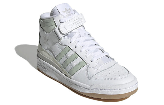 (WMNS) adidas Originals FORUM Mid 'White Linen Green' GX4578