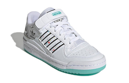 adidas originals Forum Low J x Kevin Lyon 'White Black Blue' H01440