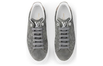 (WMNS) LOUIS VUITTON Time Out Sneakers 'Grey Minimonogram' 1ABR1M
