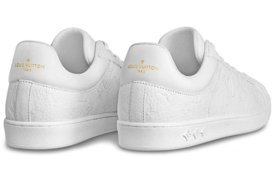 LOUIS VUITTON Luxembourg Monogram Sneakers 'White' 1A8QEN