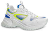 LOUIS VUITTON Run Away Pulse Sneakers 'White Blue Neon Yellow' 1A5YL6