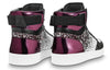 LOUIS VUITTON Rivoli Ankle Sneakers 'Metallic Purple with Black Monogram' 1A5YK
