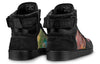 LOUIS VUITTON Rivoli Ankle Sneakers 'Black with Colorfull Monogram Patches' 1A5I47