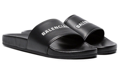 Balenciaga Logo Slide 'Black' 506347WAL001006