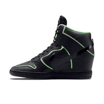 (WMNS) Nike Dunk High 'Black Green' 705488-001
