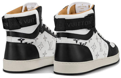 LOUIS VUITTON LV Rivoli Ankle Sneakers 'White Black' 1A5EPT
