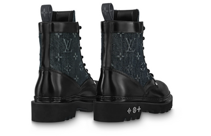 LOUIS VUITTON Fat Ranger Boots 'Black with Monogram' 1AANTF
