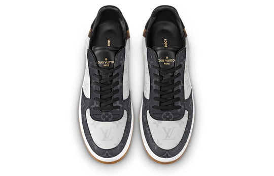 LOUIS VUITTON Rivoli Sneakers 'White Black Brown Monogram' 1A8WG6