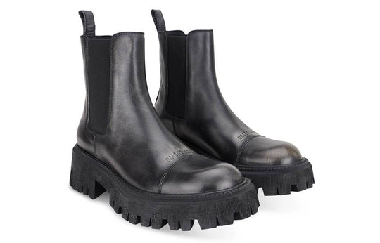 Balenciaga Tractor Chelsea Boots 'Black' 670988WBCP11000