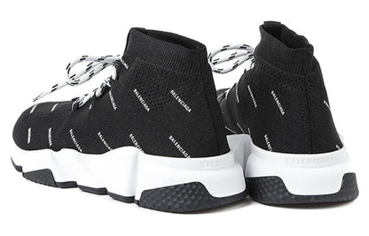 Balenciaga Speed Lace-Up 'All Over Print - Black' 530358W1HP11006