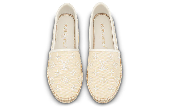 (WMNS) LOUIS VUITTON Starboard Flat Espadrille Shoes 'Baby Yellow' 1ABTXK
