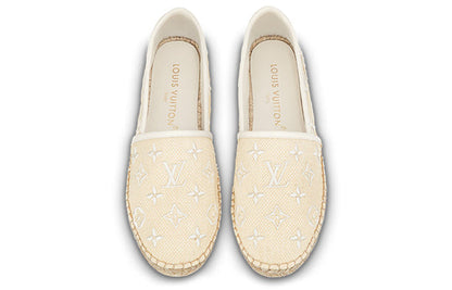 (WMNS) LOUIS VUITTON Starboard Flat Espadrille Shoes 'Baby Yellow' 1ABTXK