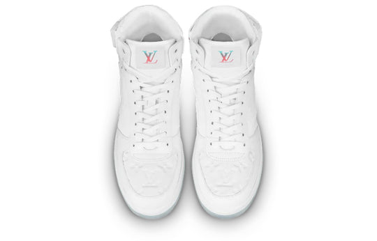 LOUIS VUITTON Rivoli Ankle Sneakers 'White Monogram' 1A8K2D