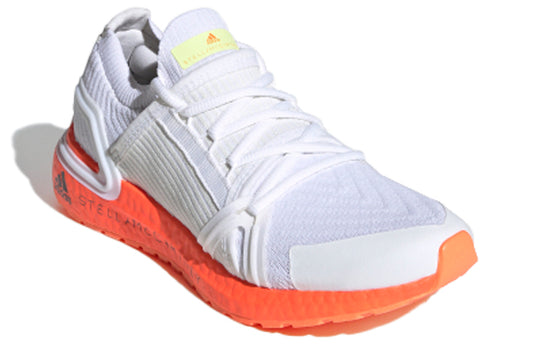 (WMNS) adidas Stella McCartney x UltraBoost 20 'White Solar Orange' FU8983