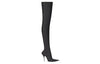 (WMNS) Balenciaga Knife 110mm Over The Knee Boots 'Black Matte Spandex' 719816W2ES01000