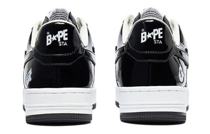 (WMNS) A BATHING APE Bape Sta 'Black White' 1I70-291-001-BLACK