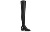 (WMNS) LOUIS VUITTON Madeleine High Top Logo Boots 'Black' 1A5LSV