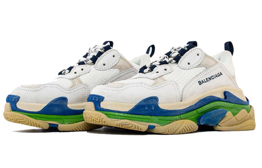 Balenciaga Triple S Calfskin Sneakers White 541620W09E19095