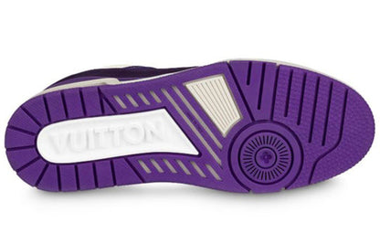 LOUIS VUITTON Trainer Sneakers 'White Purple' 1A8135