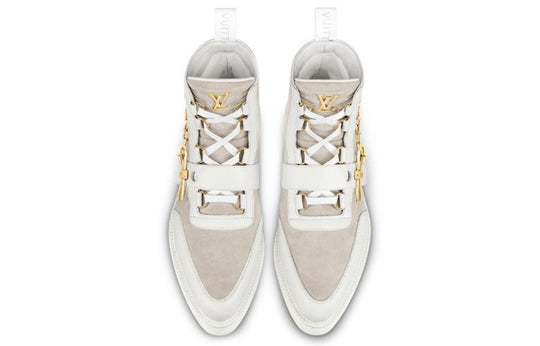 LOUIS VUITTON Creeper Ankle Boots 'Beige' 1A54CP