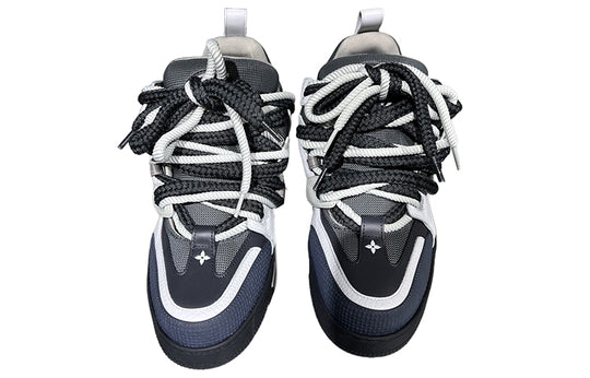 LOUIS VUITTON Skate Sneakers 'Grey Black' 1ABZ48