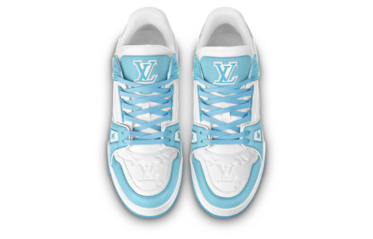 LOUIS VUITTON LV Trainers 'White Monogram Blue' 1ABOFI