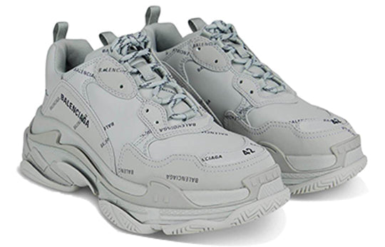 Balenciaga Triple S Sneaker 'Allover Logo - Grey' 536737W2FA11210
