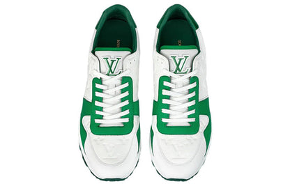 LOUIS VUITTON LV Run Away Sneakers 'White Monogram with Green EPI' 1AA6PB