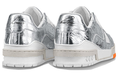 LOUIS VUITTON Trainer Sneakers 'Silver' 1A8KGQ