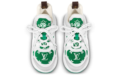 (WMNS) LOUIS VUITTON LV Archlight Sneakers 'White with Green Monogram' 1AACSU