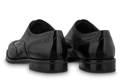 LOUIS VUITTON Graduate Lace Up Derby Shoes 'Black' 1A9HD3