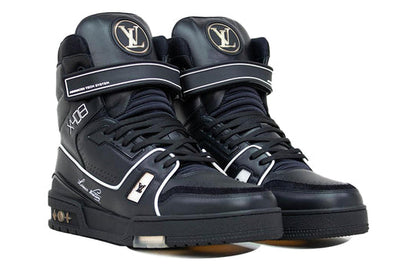 LOUIS VUITTON X408 Led Limited Ankle Sneakers 'Black' 1A5V3X