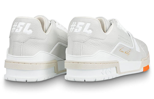 LOUIS VUITTON Trainer Sneakers 'White Orange' 1A5A0V