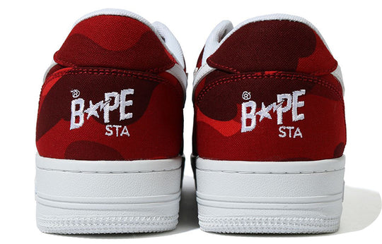 A Bathing Ape Bape Sta Low 'Red' 1H20-191-014-RED