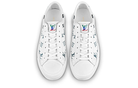 LOUIS VUITTON Tattoo Sneakers 'White with Colorful Monogram' 1A8KHO