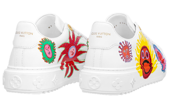 (WMNS) LOUIS VUITTON x YK ACADEMY Time Out Sneakers 'White with Icons' 1ABD7Z