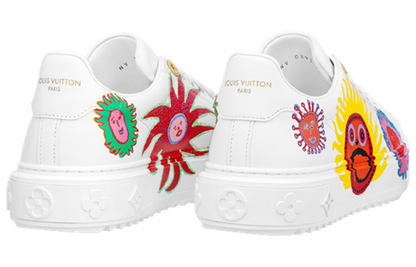 (WMNS) LOUIS VUITTON x YK ACADEMY Time Out Sneakers 'White with Icons' 1ABD7Z