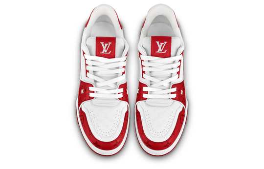 LOUIS VUITTON LV Trainers 'White Red' 1AANFH
