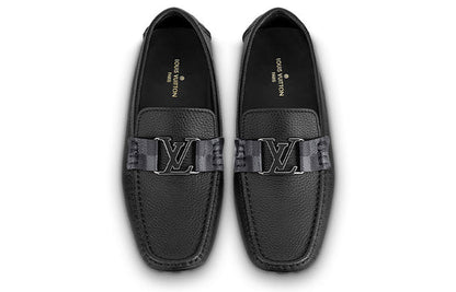 LOUIS VUITTON Monte Carlo Moccasin Shoes 'Black' 1A8V2E