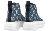 (WMNS) LOUIS VUITTON Squad Ankle Sneakers 'Denim with Monogram' 1A9S12