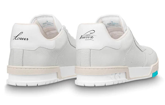 LOUIS VUITTON Trainer Sneakers 'Light Grey White Teal' 1A816H
