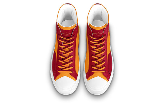 LOUIS VUITTON Tattoo Ankle Sneakers 'Orange Red' 1A8XX5