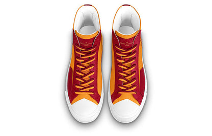 LOUIS VUITTON Tattoo Ankle Sneakers 'Orange Red' 1A8XX5