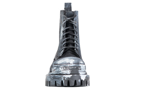 Balenciaga Strike Boots 'Grey Silver' 670633W2DY21090
