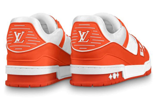 LOUIS VUITTON Trainer Sneakers 'White Orange' 1A811N