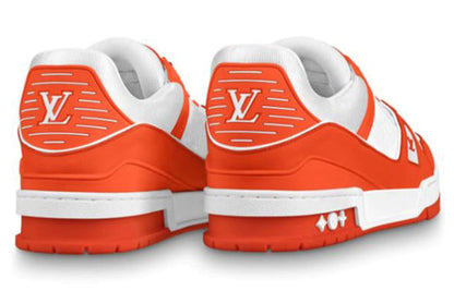 LOUIS VUITTON Trainer Sneakers 'White Orange' 1A811N