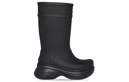 (WMNS) Crocs x Balenciaga Boots 'Black' 677388W1S8E1000