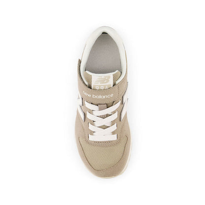 (GS) New Balance 996 Bungee Lace Top Strap Wide 'Aluminum Grey' YV996XB3